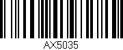 Código de barras (EAN, GTIN, SKU, ISBN): 'AX5035'