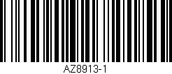 Código de barras (EAN, GTIN, SKU, ISBN): 'AZ8913-1'