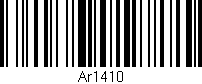 Código de barras (EAN, GTIN, SKU, ISBN): 'Ar1410'