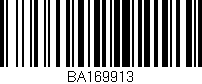 Código de barras (EAN, GTIN, SKU, ISBN): 'BA169913'