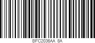 Código de barras (EAN, GTIN, SKU, ISBN): 'BFC2036AA/8A'