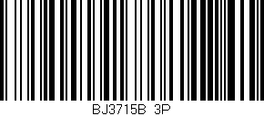 Código de barras (EAN, GTIN, SKU, ISBN): 'BJ3715B/3P'