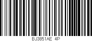 Código de barras (EAN, GTIN, SKU, ISBN): 'BJ3851AE/4P'