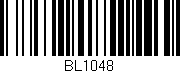 Código de barras (EAN, GTIN, SKU, ISBN): 'BL1048'