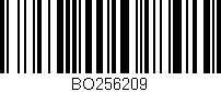Código de barras (EAN, GTIN, SKU, ISBN): 'BO256209'
