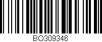 Código de barras (EAN, GTIN, SKU, ISBN): 'BO309346'