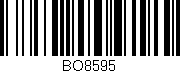 Código de barras (EAN, GTIN, SKU, ISBN): 'BO8595'