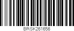 Código de barras (EAN, GTIN, SKU, ISBN): 'BRSK261656'