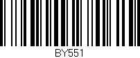 Código de barras (EAN, GTIN, SKU, ISBN): 'BY551'