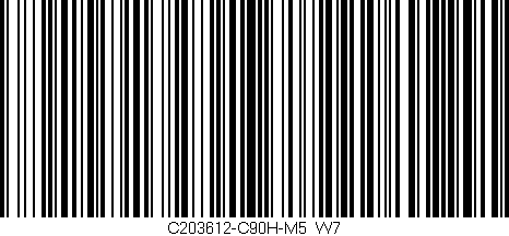 Código de barras (EAN, GTIN, SKU, ISBN): 'C203612-C90H-M5/W7'