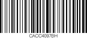 Código de barras (EAN, GTIN, SKU, ISBN): 'CACC4097BH'
