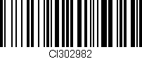 Código de barras (EAN, GTIN, SKU, ISBN): 'CI302982'