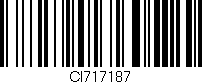 Código de barras (EAN, GTIN, SKU, ISBN): 'CI717187'