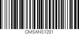 Código de barras (EAN, GTIN, SKU, ISBN): 'CMSANS1201'