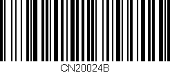 Código de barras (EAN, GTIN, SKU, ISBN): 'CN20024B'