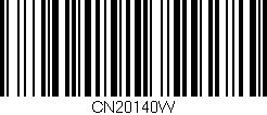 Código de barras (EAN, GTIN, SKU, ISBN): 'CN20140W'