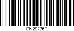 Código de barras (EAN, GTIN, SKU, ISBN): 'CN29776R'