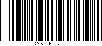 Código de barras (EAN, GTIN, SKU, ISBN): 'CO2035KLY/4L'