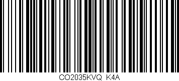 Código de barras (EAN, GTIN, SKU, ISBN): 'CO2035KVQ/K4A'