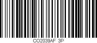 Código de barras (EAN, GTIN, SKU, ISBN): 'CO2039AF/3P'