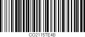 Código de barras (EAN, GTIN, SKU, ISBN): 'CO2115TE4B'