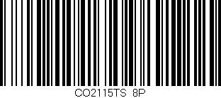 Código de barras (EAN, GTIN, SKU, ISBN): 'CO2115TS/8P'