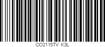 Código de barras (EAN, GTIN, SKU, ISBN): 'CO2115TV/K3L'