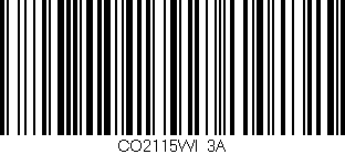 Código de barras (EAN, GTIN, SKU, ISBN): 'CO2115WI/3A'