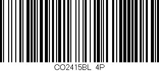 Código de barras (EAN, GTIN, SKU, ISBN): 'CO2415BL/4P'