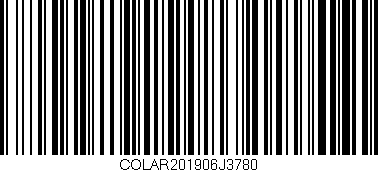 Código de barras (EAN, GTIN, SKU, ISBN): 'COLAR201906J3780'