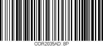 Código de barras (EAN, GTIN, SKU, ISBN): 'COR2035AD/8P'