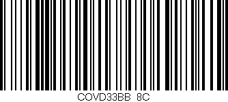 Código de barras (EAN, GTIN, SKU, ISBN): 'COVD33BB/8C'