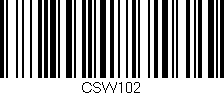 Código de barras (EAN, GTIN, SKU, ISBN): 'CSW102'