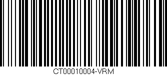 Código de barras (EAN, GTIN, SKU, ISBN): 'CT00010004-VRM'