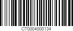 Código de barras (EAN, GTIN, SKU, ISBN): 'CT0004000134'