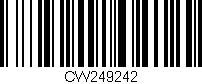 Código de barras (EAN, GTIN, SKU, ISBN): 'CW249242'