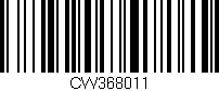 Código de barras (EAN, GTIN, SKU, ISBN): 'CW368011'