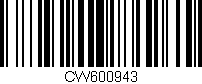 Código de barras (EAN, GTIN, SKU, ISBN): 'CW600943'