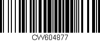 Código de barras (EAN, GTIN, SKU, ISBN): 'CW604877'