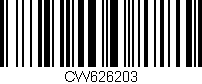 Código de barras (EAN, GTIN, SKU, ISBN): 'CW626203'