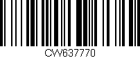 Código de barras (EAN, GTIN, SKU, ISBN): 'CW637770'