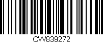 Código de barras (EAN, GTIN, SKU, ISBN): 'CW839272'