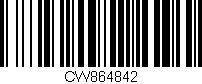 Código de barras (EAN, GTIN, SKU, ISBN): 'CW864842'