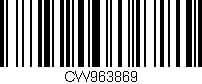 Código de barras (EAN, GTIN, SKU, ISBN): 'CW963869'
