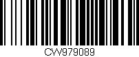 Código de barras (EAN, GTIN, SKU, ISBN): 'CW979089'