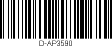 Código de barras (EAN, GTIN, SKU, ISBN): 'D-AP3590'