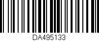 Código de barras (EAN, GTIN, SKU, ISBN): 'DA495133'