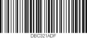 Código de barras (EAN, GTIN, SKU, ISBN): 'DBC321ADF'