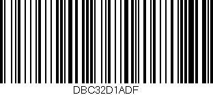Código de barras (EAN, GTIN, SKU, ISBN): 'DBC32D1ADF'