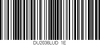 Código de barras (EAN, GTIN, SKU, ISBN): 'DU2036LUD/1E'